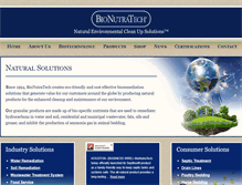 Tablet Screenshot of bionutratech.com